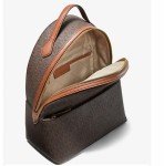 Michael Kors Sheila Brown Logo Medium Backpack