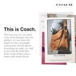 COACH Jordyn Black Leather Backpack