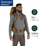 Osprey Rook 65L Men's Luxury Backpack, Brown/Grey