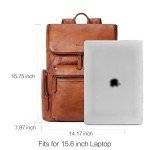 BOSTANTEN Stylish Vintage Leather Backpack for Men