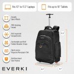 Luxury Rolling Laptop Backpack for Professionals