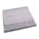Light Gray Alpaca Scarf for Men - Maloca