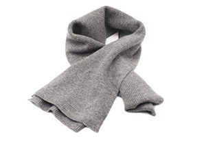 Luxurious Cashmere Winter Wrap Scarf in Heather Grey