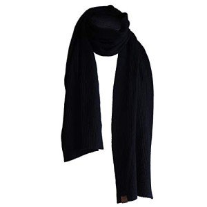 Borges & Scott Luxurious Black Cashmere Scarf