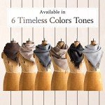 Light Gray Alpaca Scarf for Men - Maloca