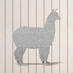 Light Gray Alpaca Scarf for Men - Maloca