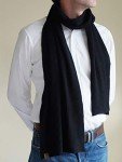 Borges & Scott Luxurious Black Cashmere Scarf