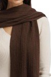 Luxury Cashmere Cable Knit Scarf for Women