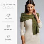 Luxury Cashmere Cable Knit Scarf for Women