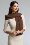 Luxury Cashmere Cable Knit Scarf for Women