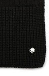 Kate Spade Women's Black Wool Blend Scarf