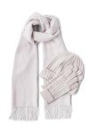 Elegant 3-Piece Cashmere Hat, Gloves & Scarf Set