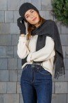 Elegant 3-Piece Cashmere Hat, Gloves & Scarf Set