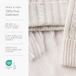 Elegant 3-Piece Cashmere Hat, Gloves & Scarf Set