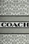 Coach Women's C Logo Knit Scarf in Chalk