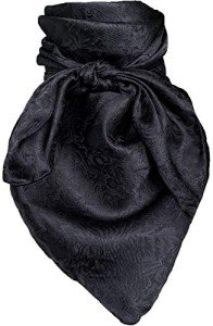 Luxury Silk Cowboy Scarf in Black & Colors