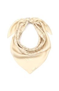 Coach Vintage Silk Square Scarf in Chalk