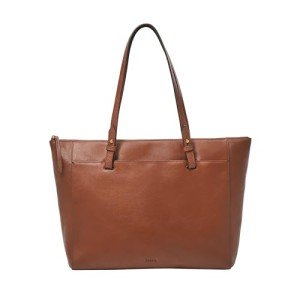 Fossil Rachel Leather Tote Bag in Medium Brown