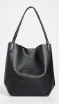 Madewell Soft Grain Black Large Shopper Tote
