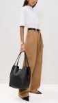 Madewell Soft Grain Black Large Shopper Tote