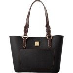 Dooney & Bourke Saffiano Black Gretchen Tote