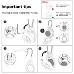 Airtag Holder Keychain Set - 4 Pack