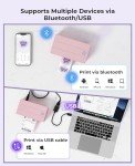 MUNBYN 130B Bluetooth Label Printer and Scale