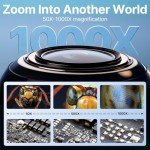 4.3" LCD USB Digital Microscope with 1000X Magnification