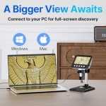 4.3" LCD USB Digital Microscope with 1000X Magnification