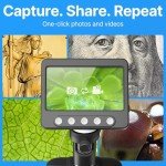 4.3" LCD USB Digital Microscope with 1000X Magnification