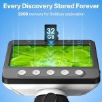 4.3" LCD USB Digital Microscope with 1000X Magnification