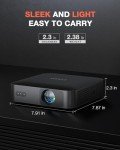 Mini Projector with WiFi, Bluetooth, and Auto Focus