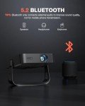 Mini Projector with WiFi, Bluetooth, and Auto Focus