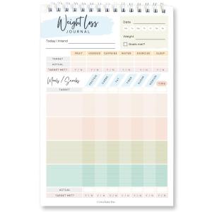 Daily Food Journal for Weight Loss Tracking