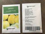 Lemon Cucumber Seeds – 50 Non-GMO Heirloom Seeds