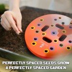 Color-Coded Seed Planting Template and Tool Kit