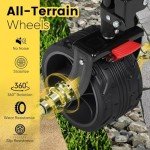 Collapsible 48'' Garden Wagon with All-Terrain Wheels