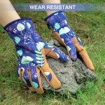 Women's Leather Garden Gloves - Scratch Resistant & Breathable