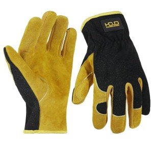 Men’s Leather Gardening Gloves - Durable and Breathable