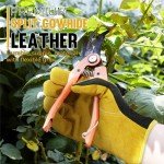 Men’s Leather Gardening Gloves - Durable and Breathable