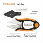 Fiskars 5-Inch Herb Scissors with SoftGrip Handle