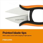 Fiskars 5-Inch Herb Scissors with SoftGrip Handle