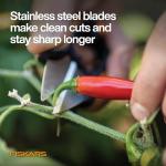 Fiskars 5-Inch Herb Scissors with SoftGrip Handle