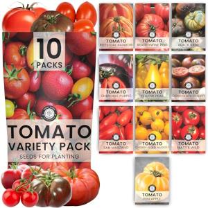 Diverse Tomato Seeds Pack for Indoor & Outdoor Gardening