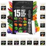 Heirloom Pepper Seeds Variety Pack for Gardening