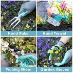 4-Piece Heavy Duty Garden Tool Set with Box