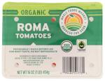 Organic Roma Tomatoes - 1 lb Pack