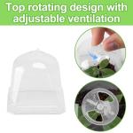 30PCS Clear Plant Nursery Pots with Humidity Dome