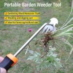 Durable Portable Weed Puller Tool for Gardens