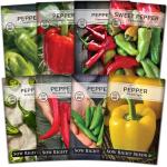 Hot & Sweet Pepper Seed Collection - Non-GMO